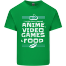Anime Video Games & Food Funny Mens Cotton T-Shirt Tee Top Irish Green