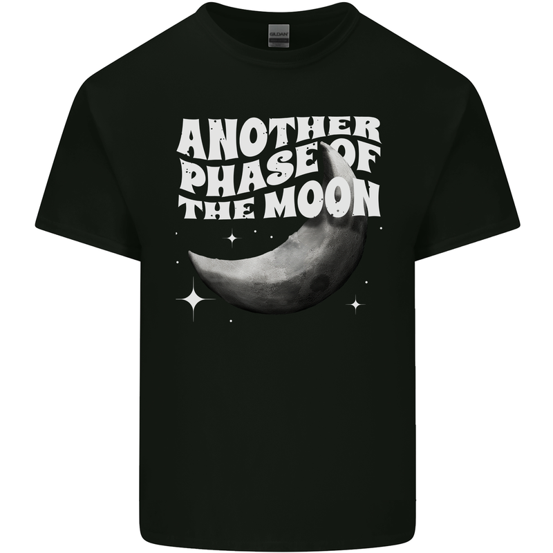 Another Phase of the Moon Lunar Mens Cotton T-Shirt Tee Top Black
