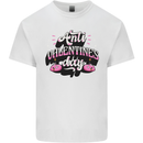 Anti-Valentines Day Singles Day Mens Cotton T-Shirt Tee Top White