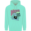 Anti Social Punk Rock Skinhead Octopus Childrens Kids Hoodie Peppermint
