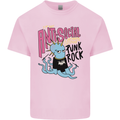 Anti Social Punk Rock Skinhead Octopus Kids T-Shirt Childrens Light Pink