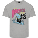 Anti Social Punk Rock Skinhead Octopus Kids T-Shirt Childrens Sports Grey