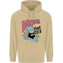 Anti Social Punk Rock Skinhead Octopus Mens 80% Cotton Hoodie Sand