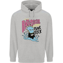 Anti Social Punk Rock Skinhead Octopus Mens 80% Cotton Hoodie Sports Grey