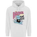 Anti Social Punk Rock Skinhead Octopus Mens 80% Cotton Hoodie White