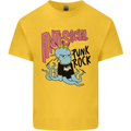 Anti Social Punk Rock Skinhead Octopus Mens Cotton T-Shirt Tee Top Yellow