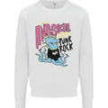 Anti Social Punk Rock Skinhead Octopus Mens Sweatshirt Jumper White