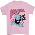 Anti Social Punk Rock Skinhead Octopus Mens T-Shirt 100% Cotton Light Pink