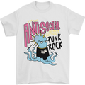 Anti Social Punk Rock Skinhead Octopus Mens T-Shirt 100% Cotton White