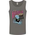 Anti Social Punk Rock Skinhead Octopus Mens Vest Tank Top Charcoal