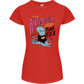 Anti Social Punk Rock Skinhead Octopus Womens Petite Cut T-Shirt Red