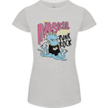 Anti Social Punk Rock Skinhead Octopus Womens Petite Cut T-Shirt Sports Grey