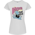 Anti Social Punk Rock Skinhead Octopus Womens Petite Cut T-Shirt White