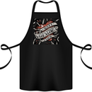 Anti Valentines Club Heart Singles Day Cotton Apron 100% Organic Black
