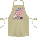 Anti Valentines Day Club Cotton Apron 100% Organic Khaki