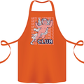 Anti Valentines Day Club Cotton Apron 100% Organic Orange