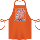 Anti Valentines Day Club Cotton Apron 100% Organic Orange