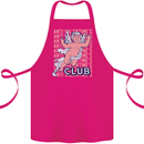Anti Valentines Day Club Cotton Apron 100% Organic Pink