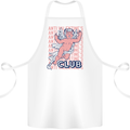 Anti Valentines Day Club Cotton Apron 100% Organic White
