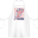 Anti Valentines Day Club Cotton Apron 100% Organic White