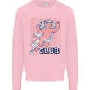 Anti Valentines Day Club Kids Sweatshirt Jumper Light Pink