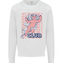 Anti Valentines Day Club Kids Sweatshirt Jumper White