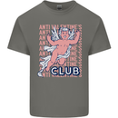 Anti Valentines Day Club Kids T-Shirt Childrens Charcoal