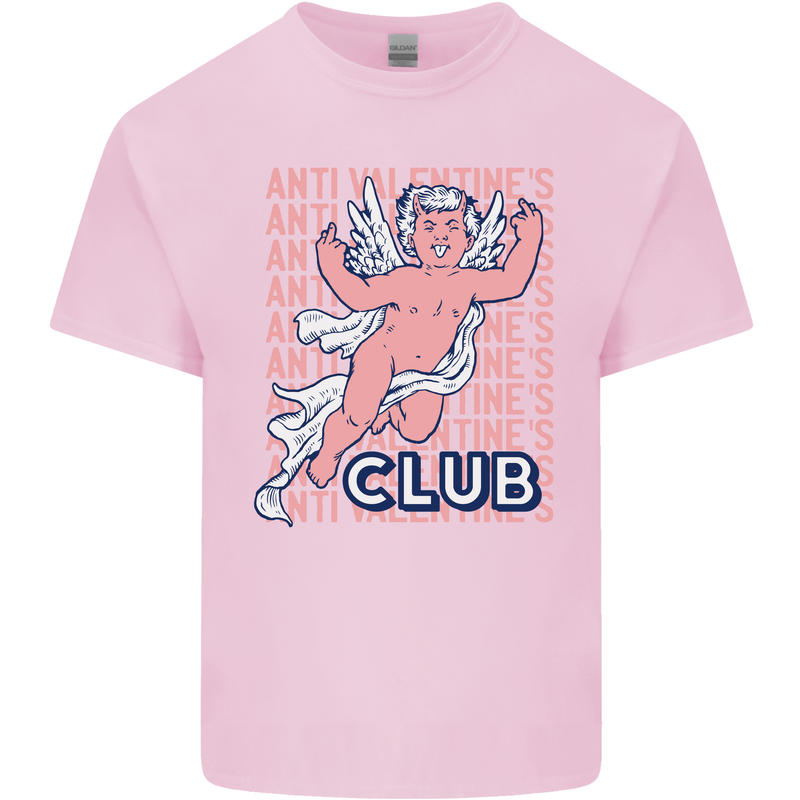 Anti Valentines Day Club Kids T-Shirt Childrens Light Pink