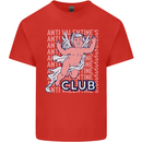 Anti Valentines Day Club Kids T-Shirt Childrens Red