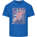 Anti Valentines Day Club Kids T-Shirt Childrens Royal Blue