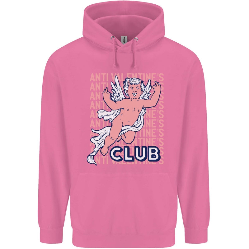 Anti Valentines Day Club Mens 80% Cotton Hoodie Azelea