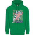 Anti Valentines Day Club Mens 80% Cotton Hoodie Irish Green