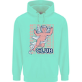 Anti Valentines Day Club Mens 80% Cotton Hoodie Peppermint