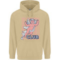 Anti Valentines Day Club Mens 80% Cotton Hoodie Sand
