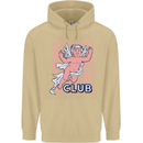 Anti Valentines Day Club Mens 80% Cotton Hoodie Sand