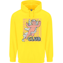 Anti Valentines Day Club Mens 80% Cotton Hoodie Yellow