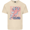Anti Valentines Day Club Mens Cotton T-Shirt Tee Top Natural