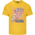 Anti Valentines Day Club Mens Cotton T-Shirt Tee Top Yellow