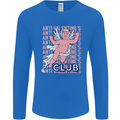 Anti Valentines Day Club Mens Long Sleeve T-Shirt Royal Blue