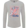 Anti Valentines Day Club Mens Long Sleeve T-Shirt Sports Grey