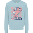 Anti Valentines Day Club Mens Sweatshirt Jumper Light Blue