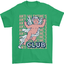 Anti Valentines Day Club Mens T-Shirt 100% Cotton Irish Green