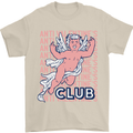 Anti Valentines Day Club Mens T-Shirt 100% Cotton Sand