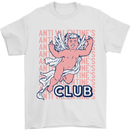 Anti Valentines Day Club Mens T-Shirt 100% Cotton White