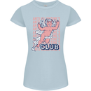 Anti Valentines Day Club Womens Petite Cut T-Shirt Light Blue