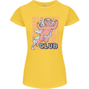 Anti Valentines Day Club Womens Petite Cut T-Shirt Yellow