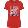 Anti Valentines Day Club Womens Wider Cut T-Shirt Red
