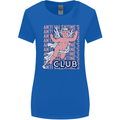 Anti Valentines Day Club Womens Wider Cut T-Shirt Royal Blue