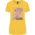 Anti Valentines Day Club Womens Wider Cut T-Shirt Yellow