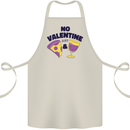 Anti Valentines Day Just Pizza & Wine Cotton Apron 100% Organic Natural